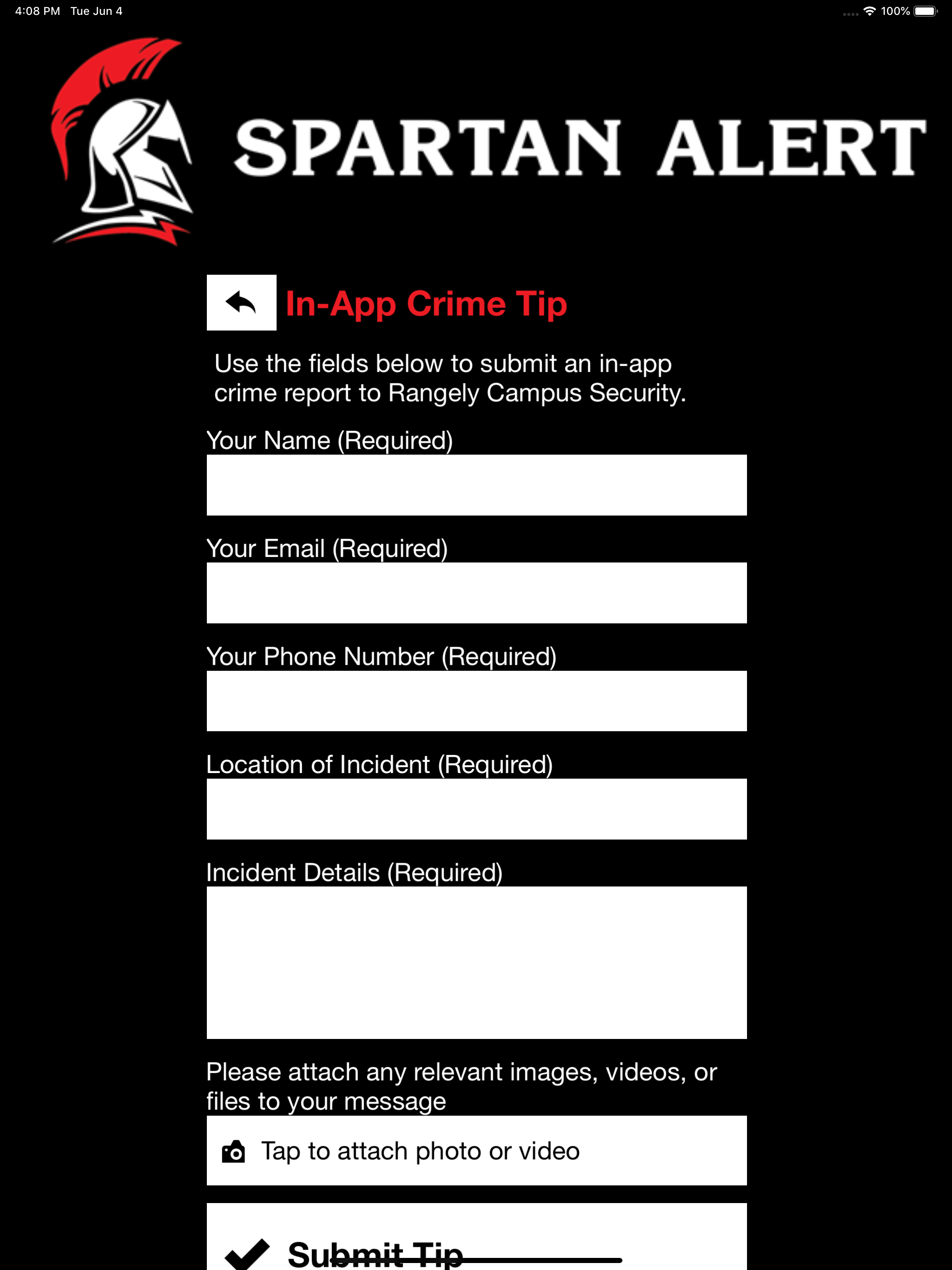 Spartan Alert screenshot 12