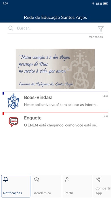 Rede de Educação Santos Anjos Screenshot