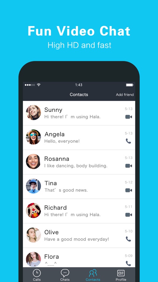 #3. Hala Video Chat & Call (iOS) 由: AMY AND BRODY LIMITED