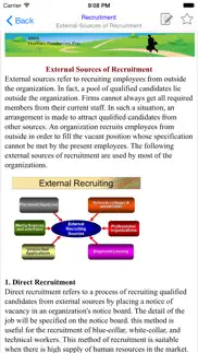 mba human resources management iphone screenshot 2