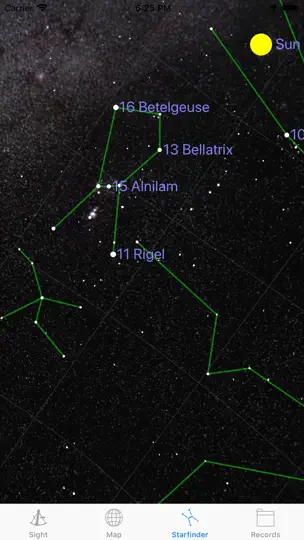 Capture d'écran de Celestial Navigation sur iPhone 3