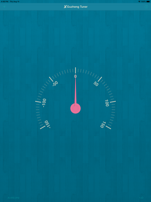 X Guzheng Tuner iPad screenshot