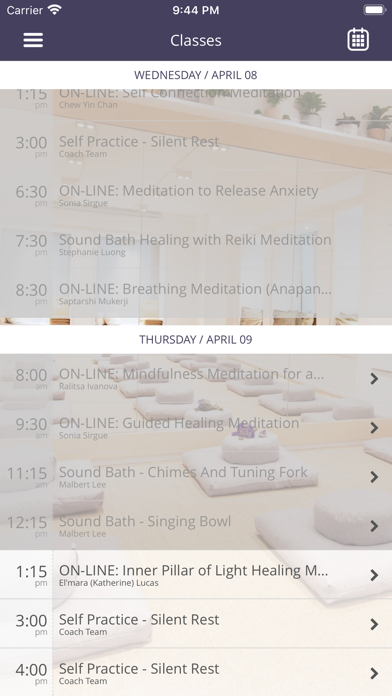 Screenshot #2 pour Enhale Meditation Studio