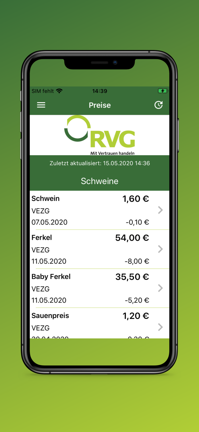 RVG Price information