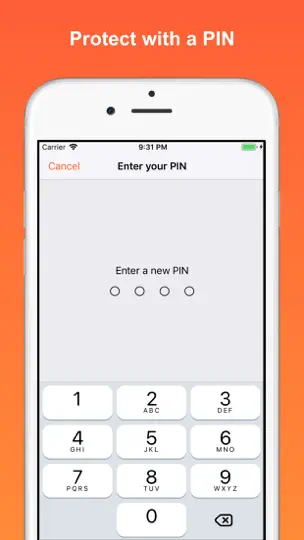 Скриншот Secure Files - Personal Vault на iPhone 4