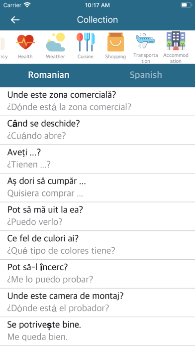 Screenshot #1 pour Romanian Spanish Dictionary
