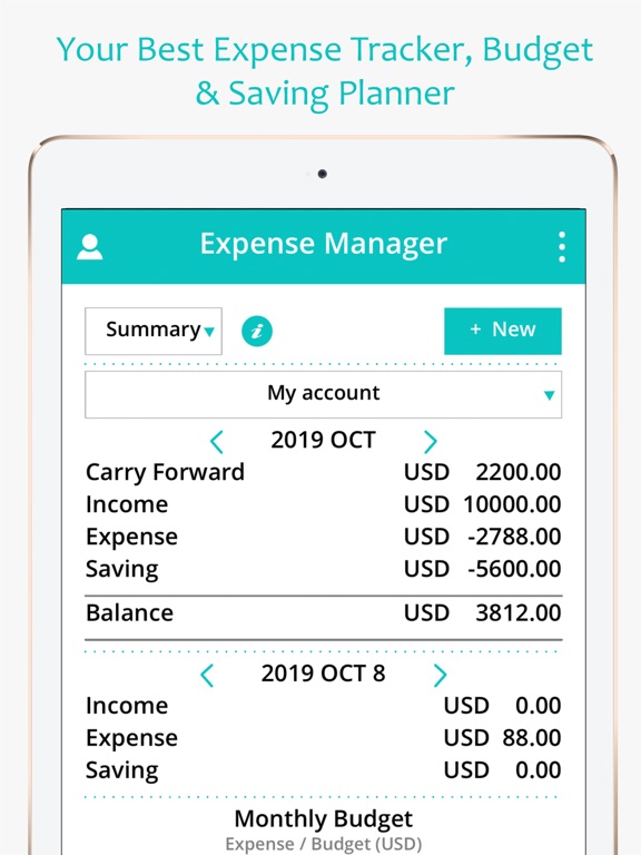Screenshot #4 pour Money Expense Manager