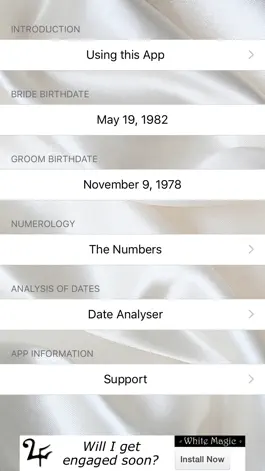 Game screenshot Wedding Date Numerology mod apk