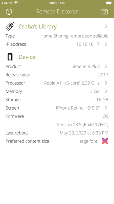 Screenshot #1 pour Remote Discover