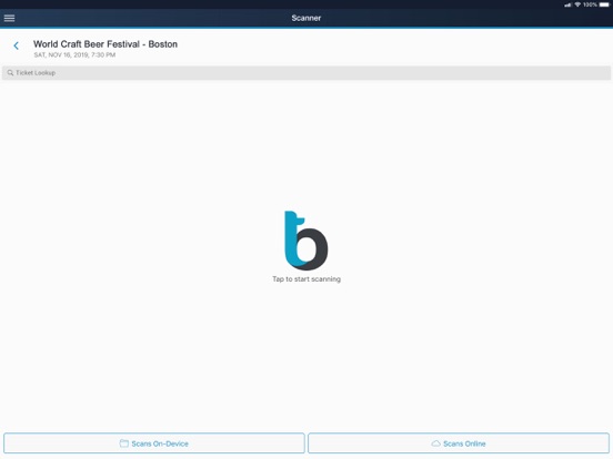 Big Tickets Eventpro iPad screenshot 6 - Business app