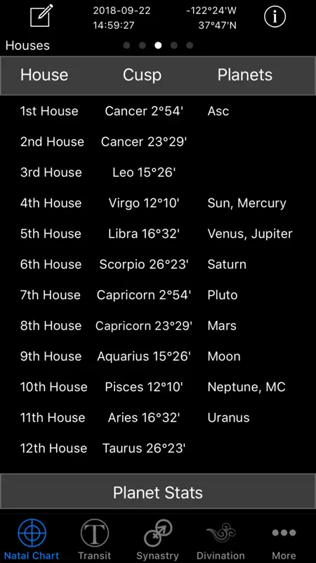 Easy Astro+ Astrology Charts screenshot 5 of 7
