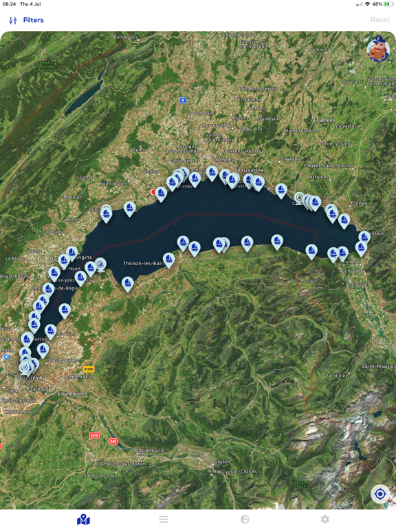 Screenshot #4 pour Guide des ports: Lac Léman