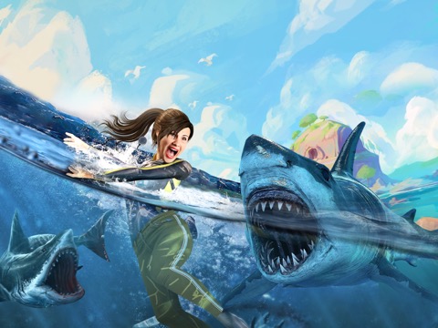 Shark Attack : Fun Fish Gamesのおすすめ画像1