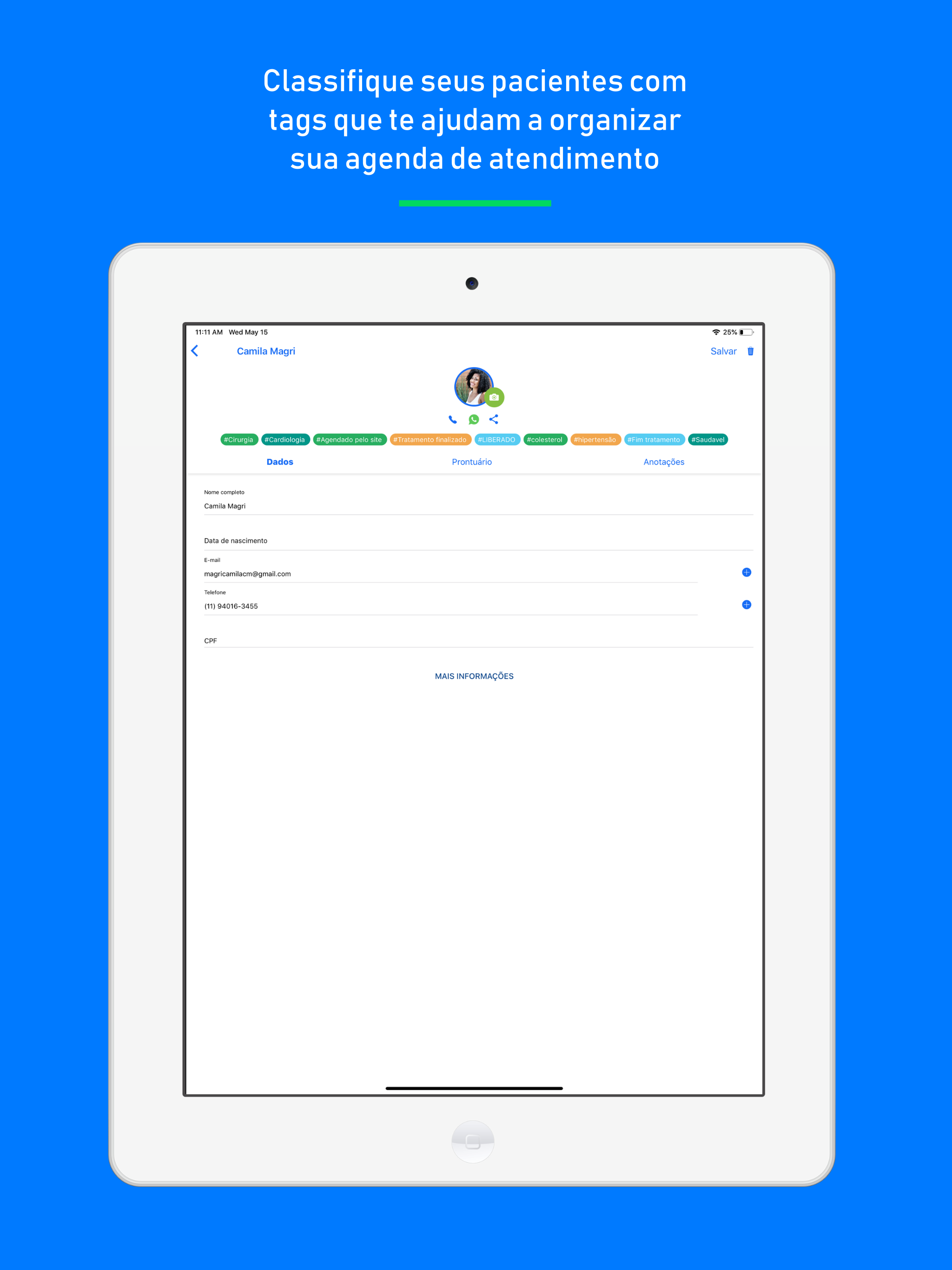 Svianet: prontuário e agenda screenshot 14