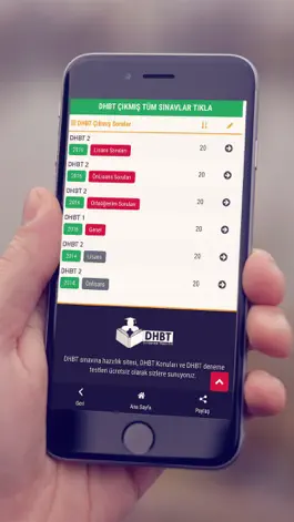 Game screenshot DHBT Sınavına Hazırlık apk