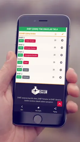Game screenshot DHBT Sınavına Hazırlık apk