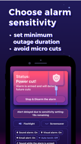 Power Failure & Outage Alarm screenshot