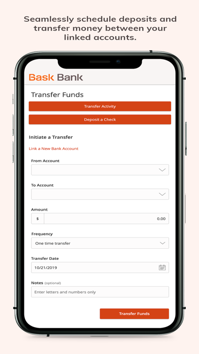 Bask Bank Mobile Screenshot