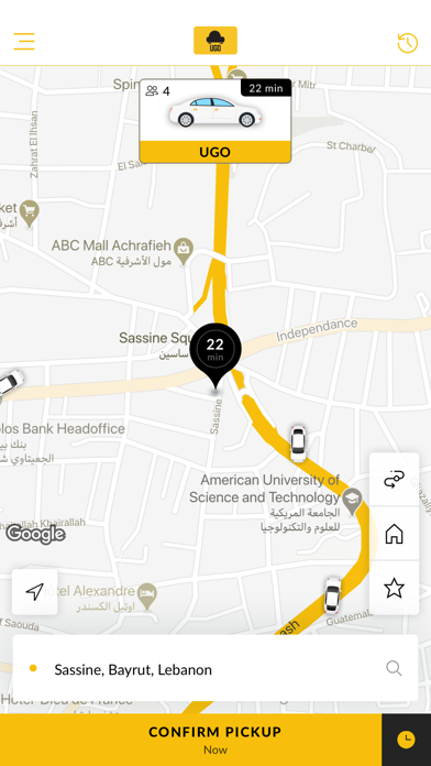 Screenshot #3 pour UGO TAXI Get a ride in Lebanon