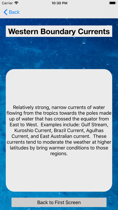 Oceanography Study Guide screenshot 4