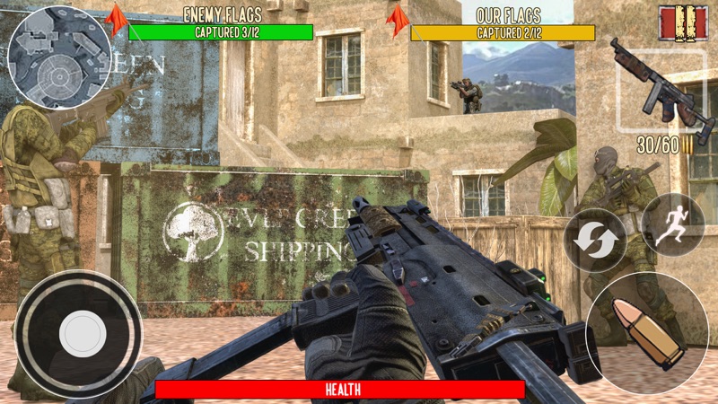 Capture the Army Base Flag 3D screenshot 2