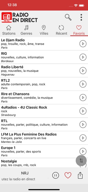 Radio en direct France on the App Store