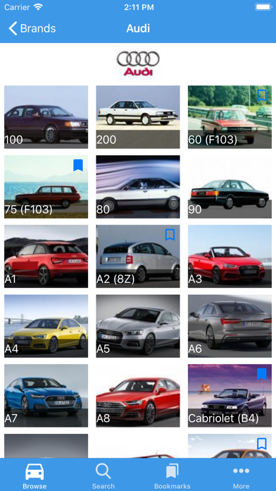 Cars Database Screenshot