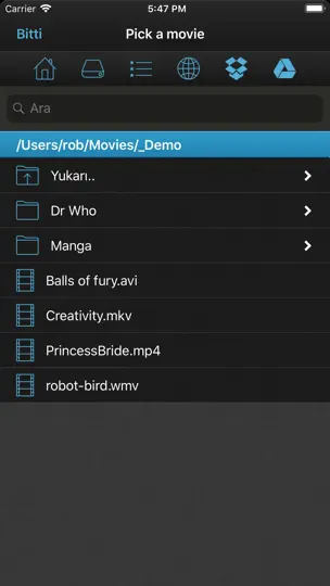 VLC Streamer Pro iPhone Ekran Görüntüsü 2