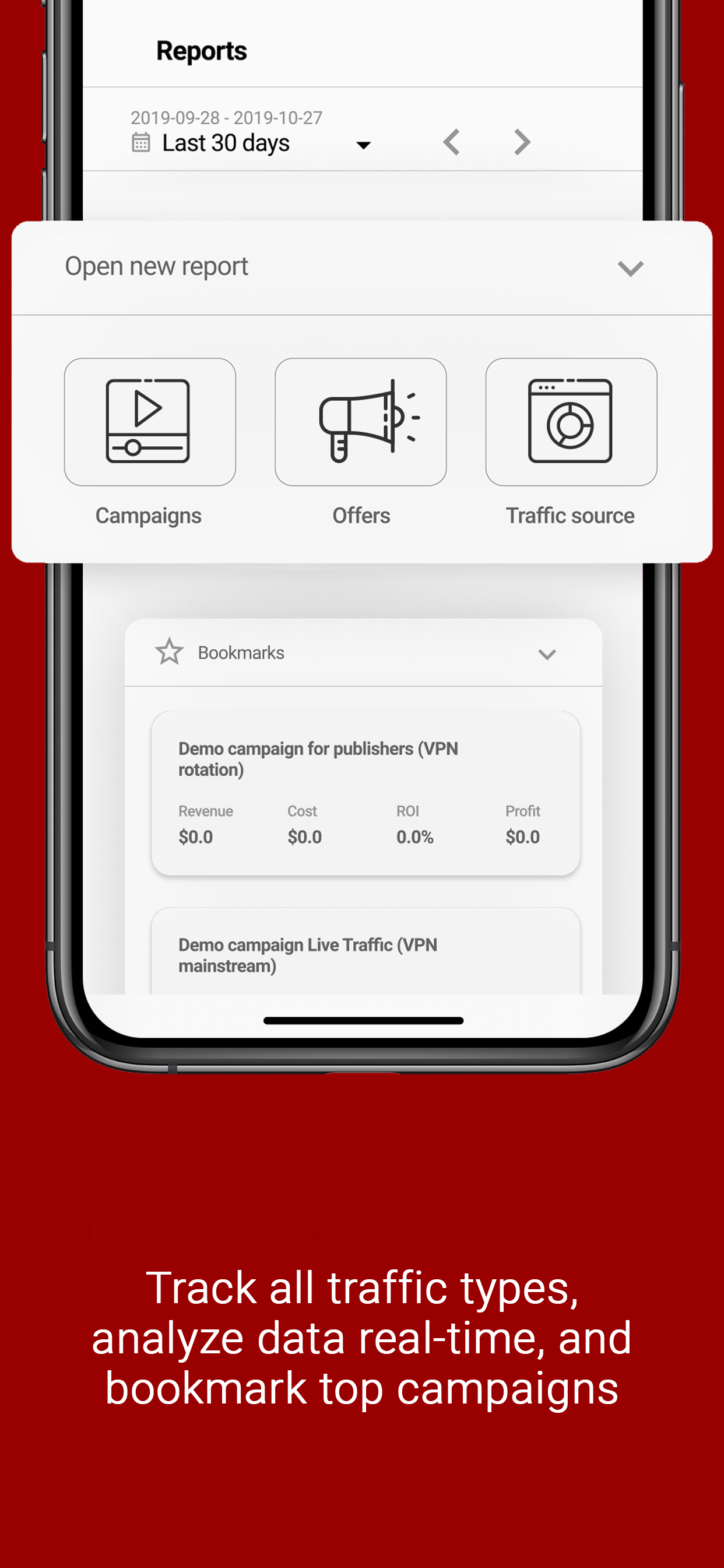 RedTrack.io - data on the go