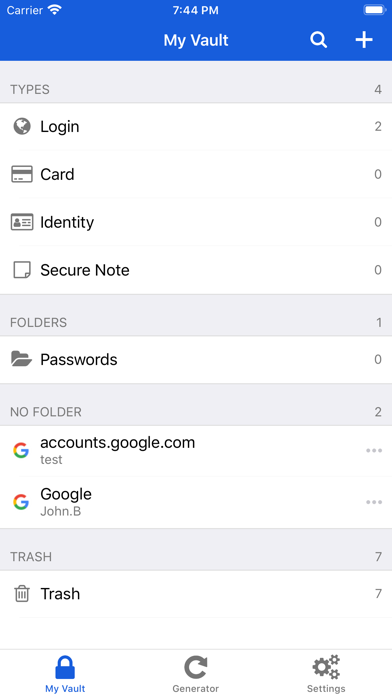 Screenshot #2 pour DFC Password Manager