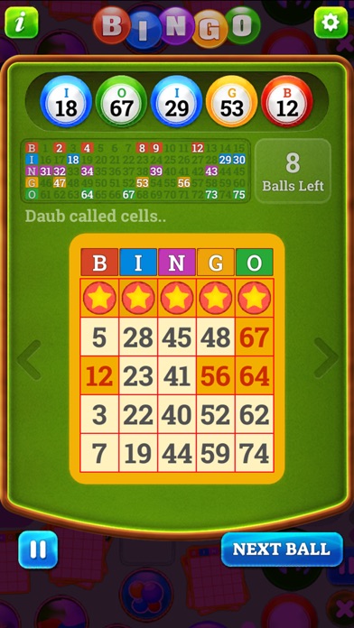 screenshot of Bingo Billionaire Multi Bingo 3