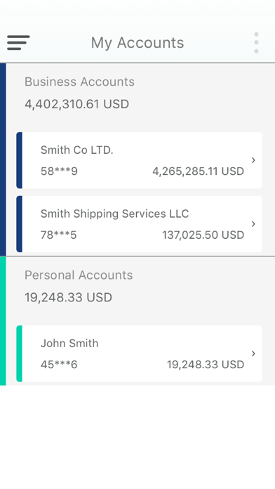 Interaudi Bank Screenshot