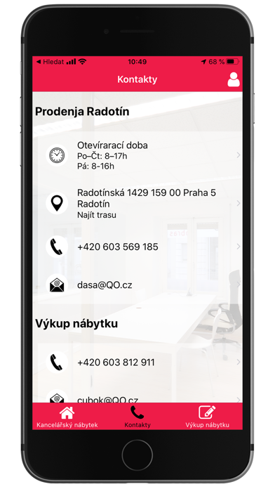 Kancelářský nabytek Screenshot