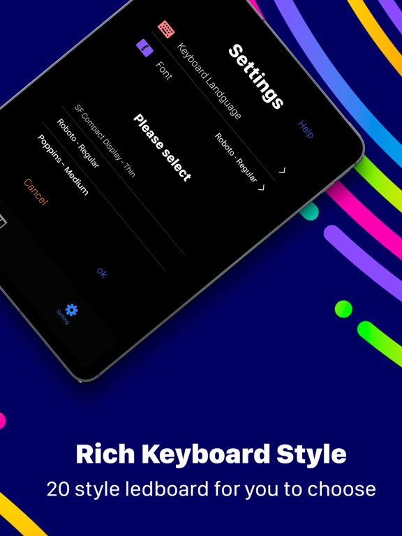 Screenshot #5 pour Led Keyboard Pro