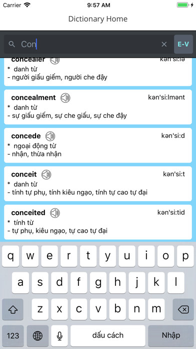 Tu Dien Anh Viet V-Dictionary Screenshot