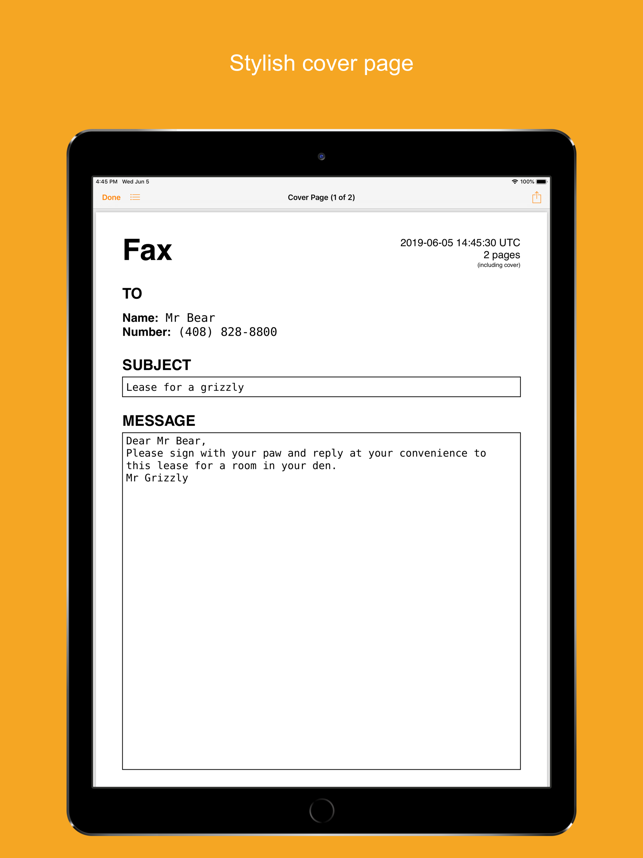 ‎Genius Fax - Faxing app Screenshot