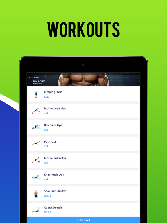 Screenshot #6 pour Men Fitness Workout