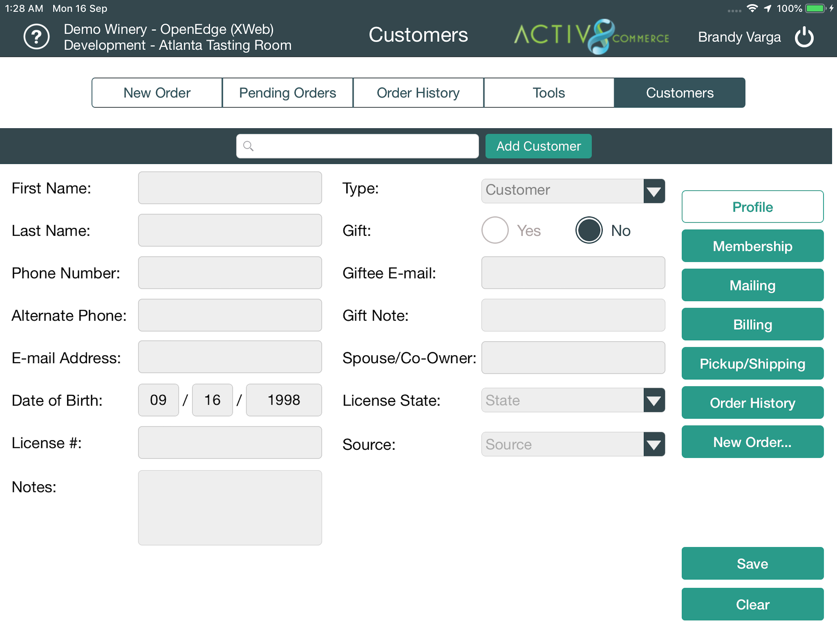 Activ8 POS screenshot 4