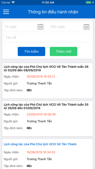 Vinacomin eOffice Screenshot