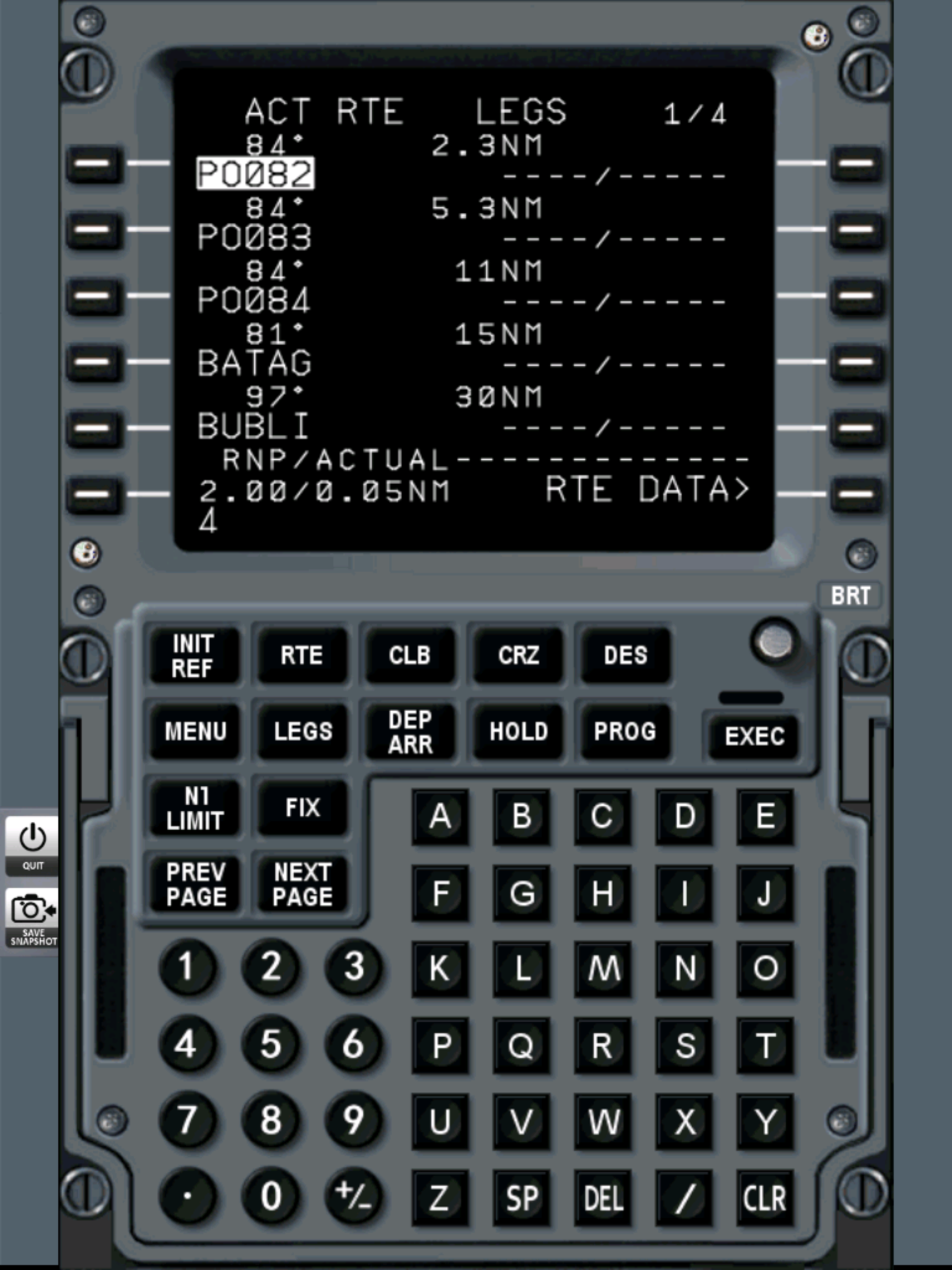 FMS 737 screenshot 3