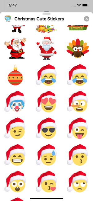 Christmas Santa Cute Stickers(圖3)-速報App