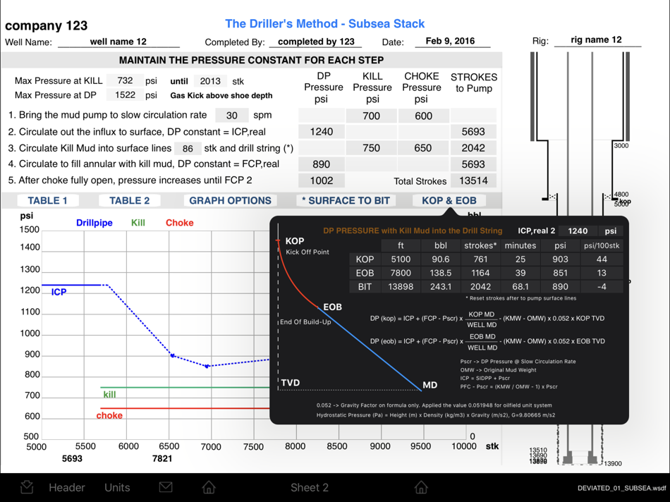 #7. Driller's Method Worksheets (iOS) 由: Carlos Moura