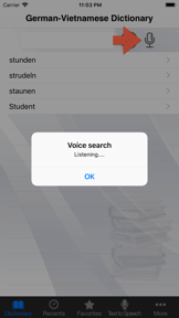 German-Vietnamese Dictionary screenshot