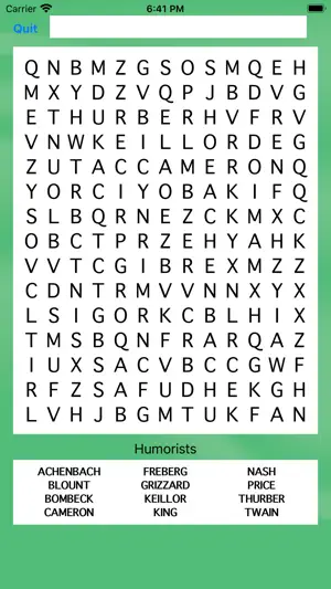 United States Word Search screenshot 1