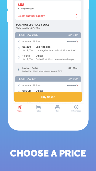 Screenshot #3 pour Vegas Flights: Airfare deals