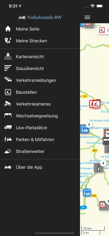 VerkehrsInfo BW