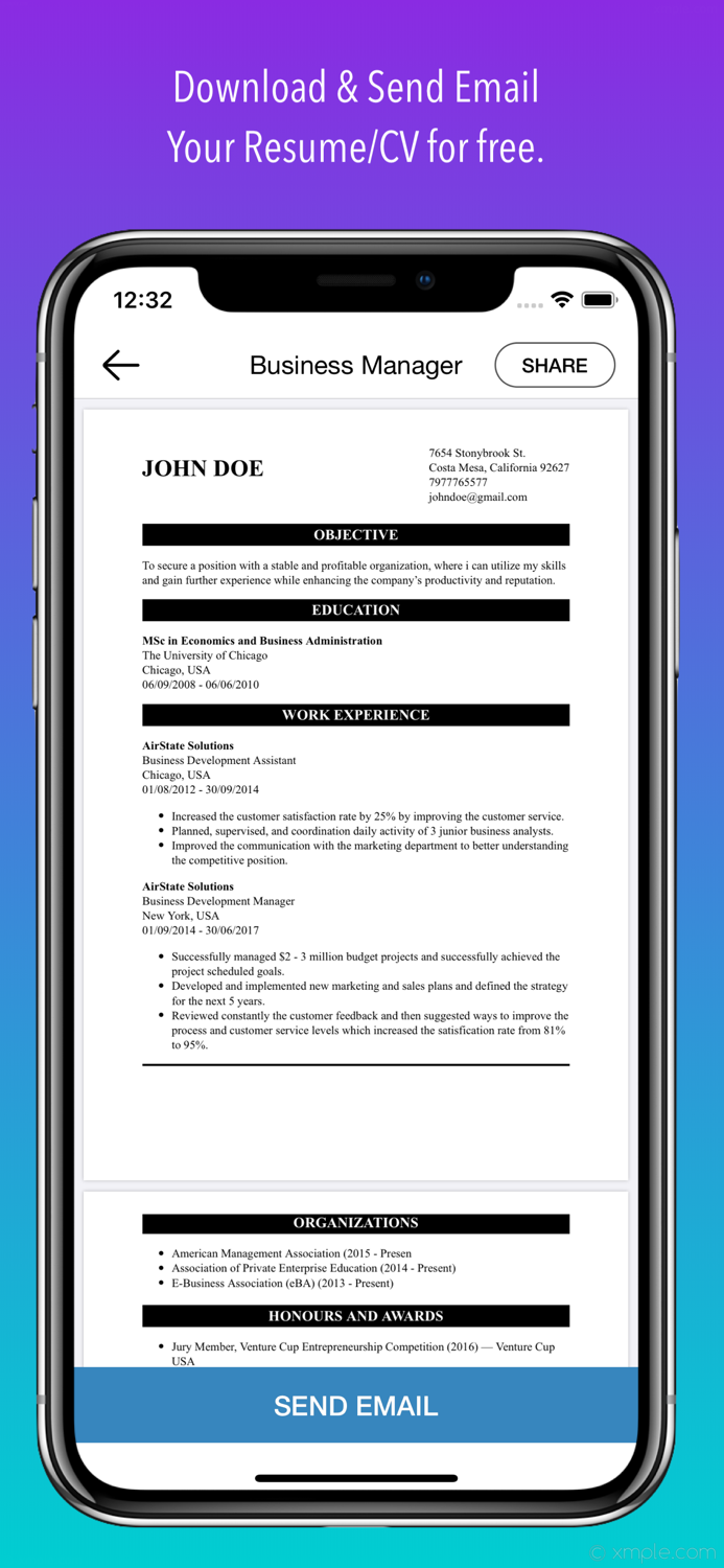 CV Builder - Resume and CV Maker