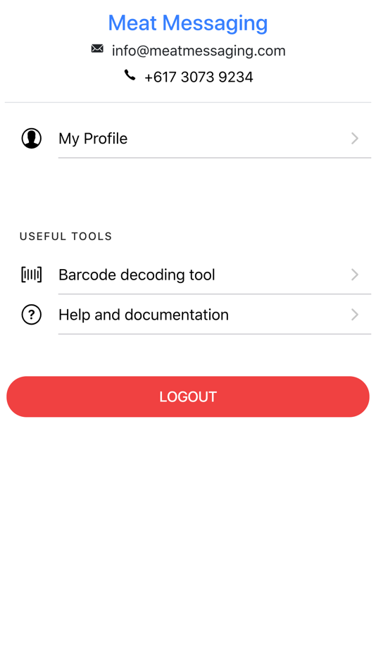 #2. Meat Messaging (iOS) بواسطة: Des Bowler