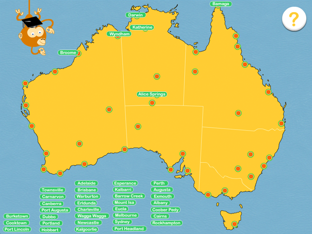 Australia Cities Map Quiz(圖2)-速報App