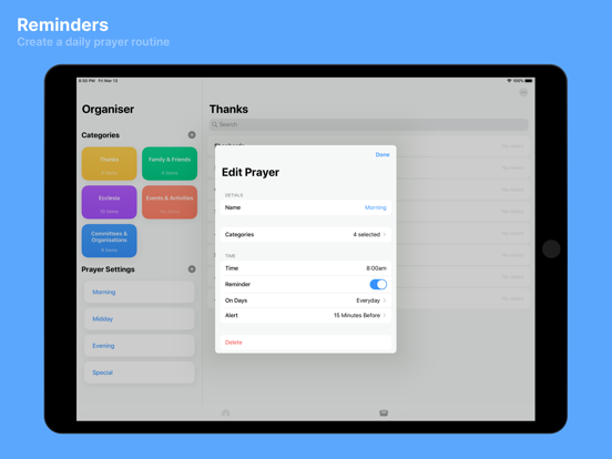MyPrayers iPad screenshot 5 - Lifestyle app